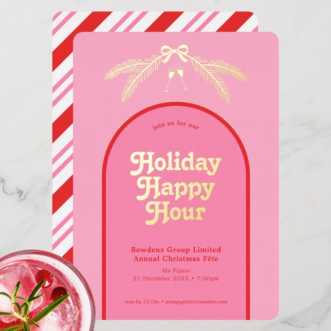 Candy Cane Stripes Corporate Christmas Party (Creator Uploaded)