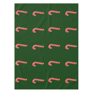 Candy Cane Tablecloth 52” x 70”