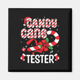 Candy Cane Tester Crew - Funny Christmas Holiday M Magnet