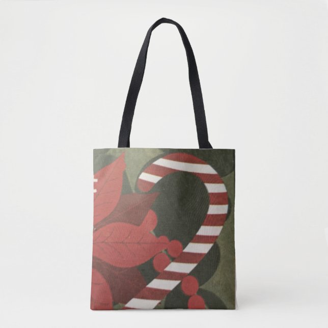 Candy Cane Tote Bag (Front)