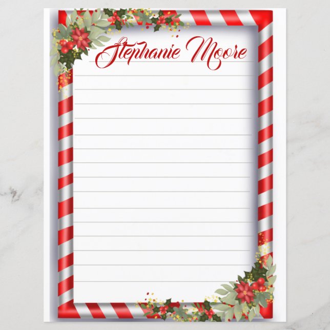 Candy Cane Trimmed  (Front)