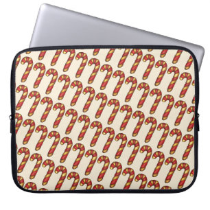 Candy Cane Twist Christmas Cookie Holiday Baking Laptop Sleeve