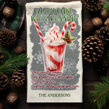 Candy Cane White Russian Christmas Cocktail Recipe