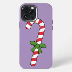 Candy Cane with Green Ribbon iPhone 13 Pro Max Case
