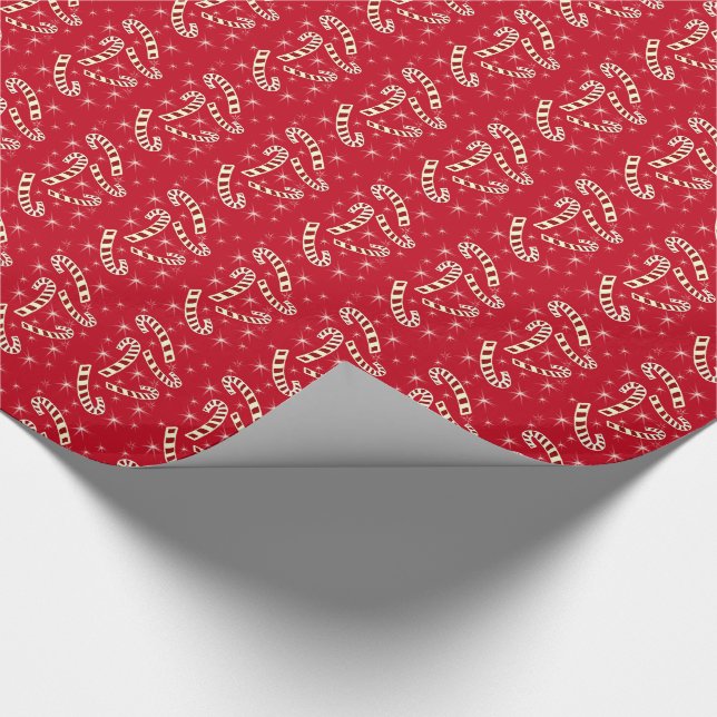 Candy Cane Wrapping Paper (Corner)