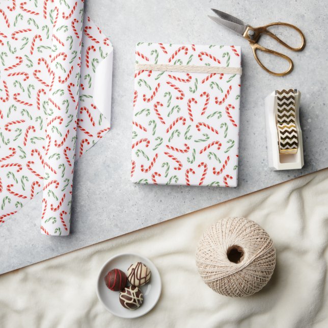 Candy Cane Wrapping Paper (Crafts)