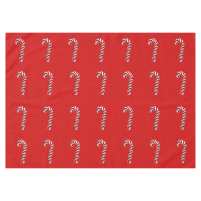 Candy Canes 60" x 80" Tablecloth (Front (Horizontal))