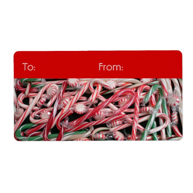 Candy Canes and Peppermints Christmas Holiday (Front)