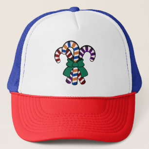 Candy Canes bouquet - green ribbon  Trucker Hat