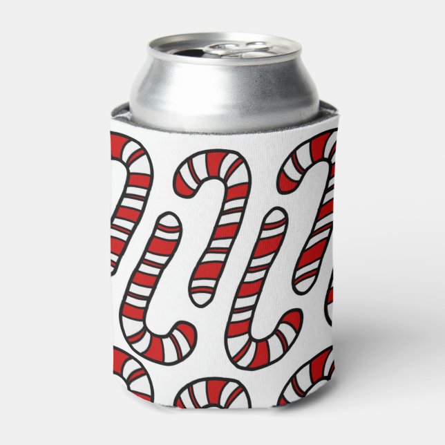 Candy Canes Can Cooler (Can Front)