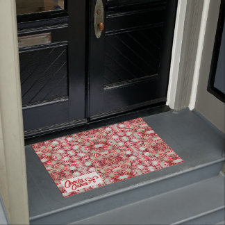Candy Canes Christmas Doormat