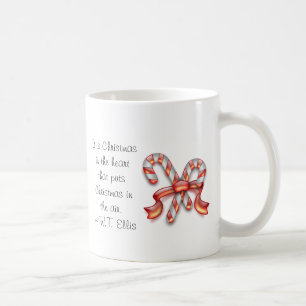 Candy Canes & Christmas Quote Mug
