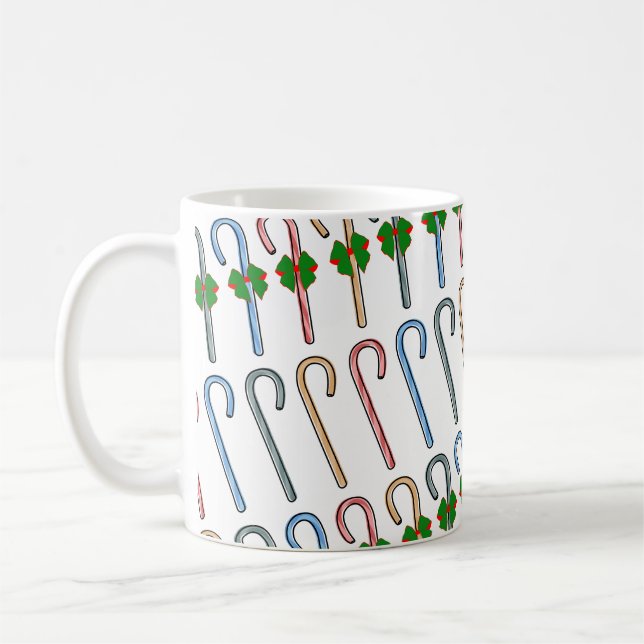 Candy Canes Coffee Mug (Left)