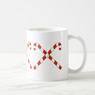 Candy Canes Crossed Coffee Mug