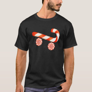 Candy Canes For Women Kids Men Candy Cane Christm T-Shirt