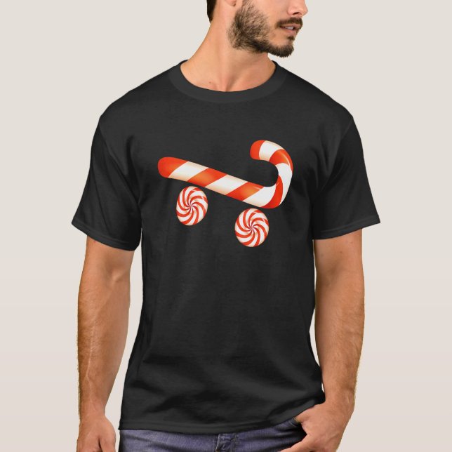 Candy Canes  For Women Kids Men Candy Cane Christm T-Shirt (Front)