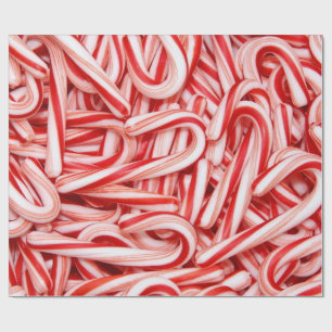 Candy Canes Gift Wrapping Paper