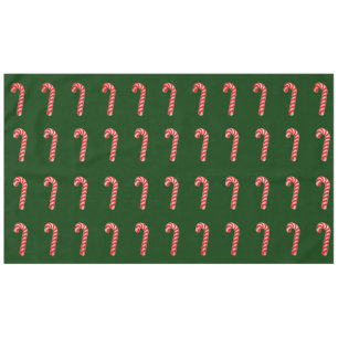 Candy Canes Green  Tablecloth