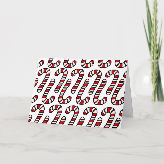 Candy Canes Holiday Card (Front)