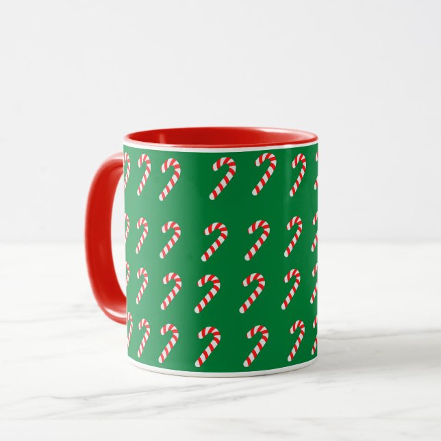 CANDY CANES HOLIDAY Mug (Front Left)