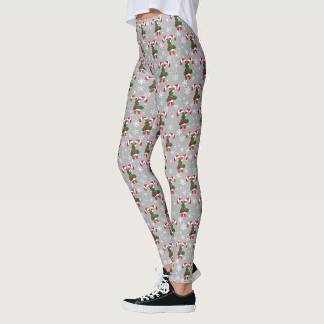 Candy Canes Leggings (Left)
