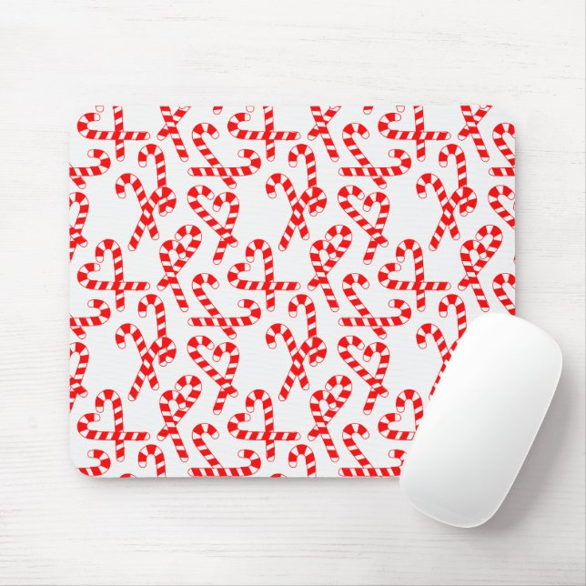 Candy Canes  Mouse Pad (With Mouse)