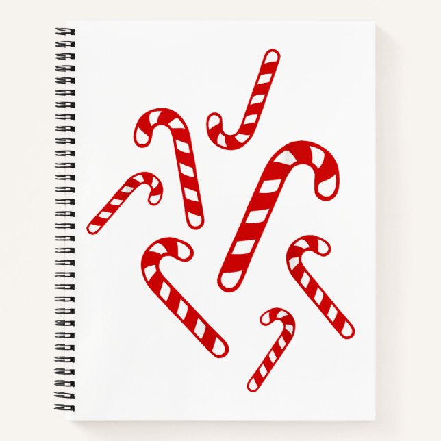 Candy canes  notebook (Front)