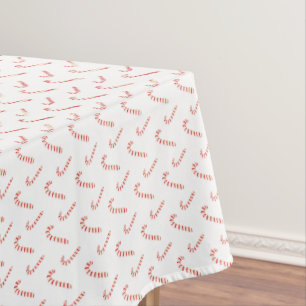 Candy Canes Pattern Tablecloth