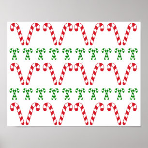 Candy Canes Poster/Print Poster