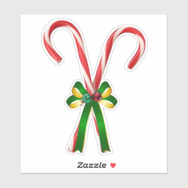 Candy Canes Sticker (Sheet)
