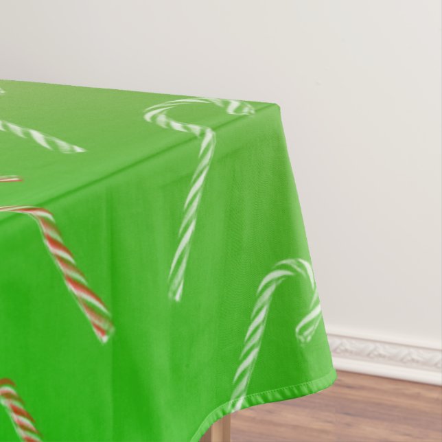 Candy Canes Tablecloth (In Situ)