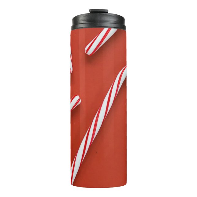 Candy Canes Thermal Tumbler (Front)