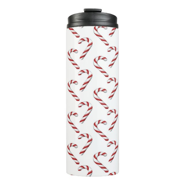 Candy Canes Thermal Tumbler (Front)