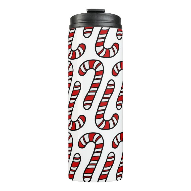 Candy Canes Thermal Tumbler (Front)