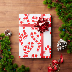 Candy Canes Wrapping Paper
