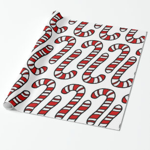 Candy Canes Wrapping Paper