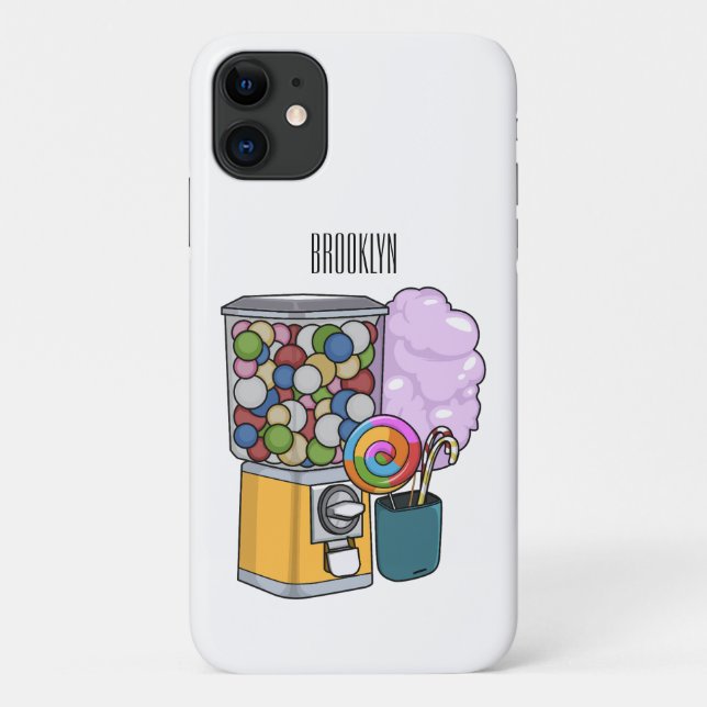 Candy cartoon illustration   Case-Mate iPhone case (Back)