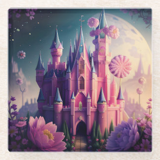 Candy Castle One Glass Coaster