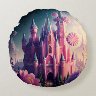 Candy Castle One Round Cushion