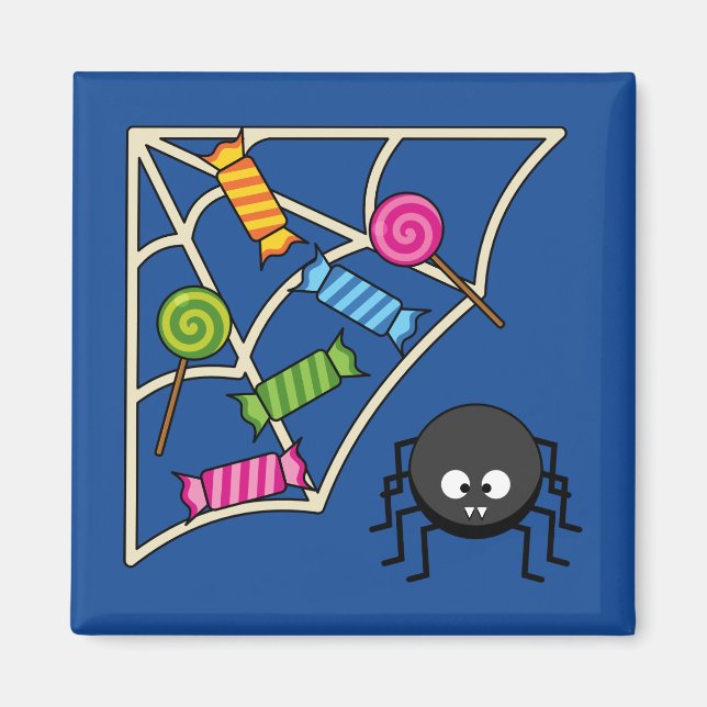 Candy Catcher Spider Magnet (Front)