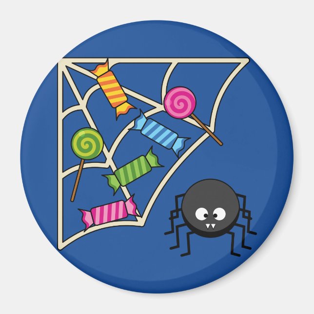 Candy Catcher Spider Magnet (Front)