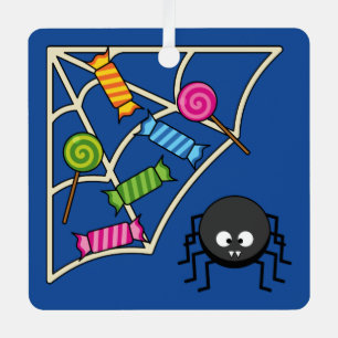 Candy Catcher Spider Metal Tree Decoration