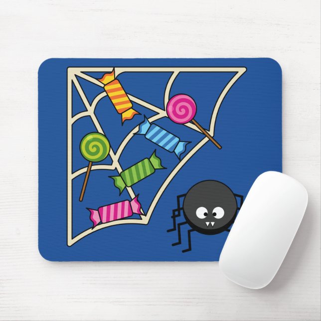 Candy Catcher Spider Mouse Pad (With Mouse)