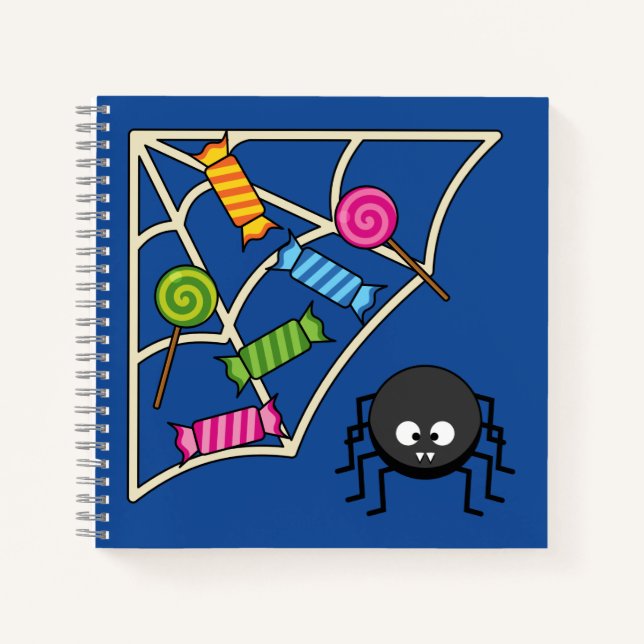 Candy Catcher Spider Notebook (Front)