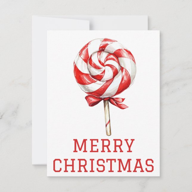 Candy Christmas Card (Front)