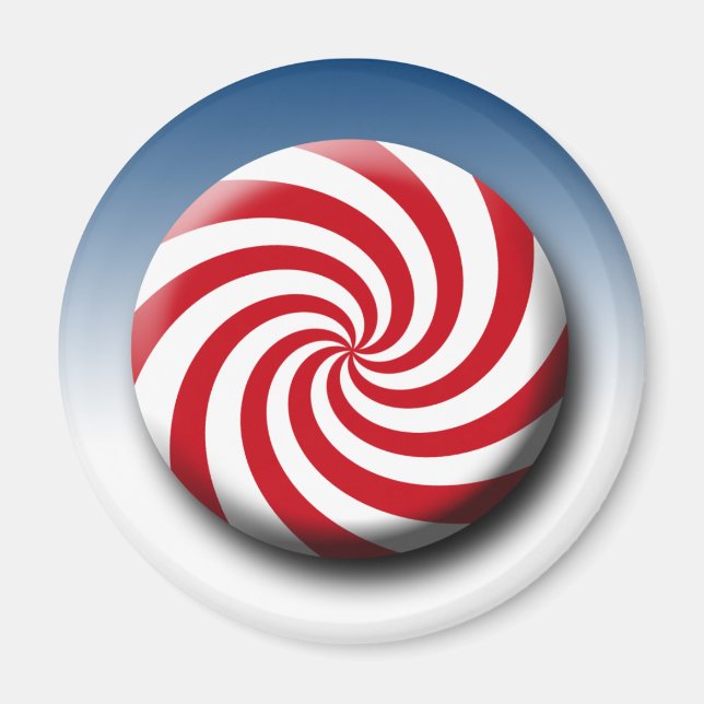 Candy Christmas Holiday Magnet (Front)