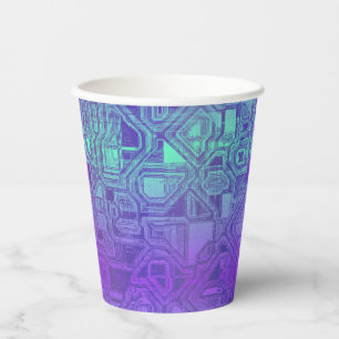 candy circuits - berry blue : paper cups