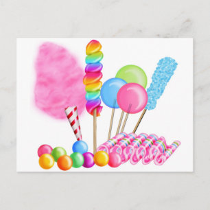 Candy Circus Postcard