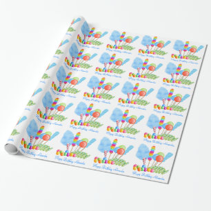 Candy Circus wrapping paper -boys