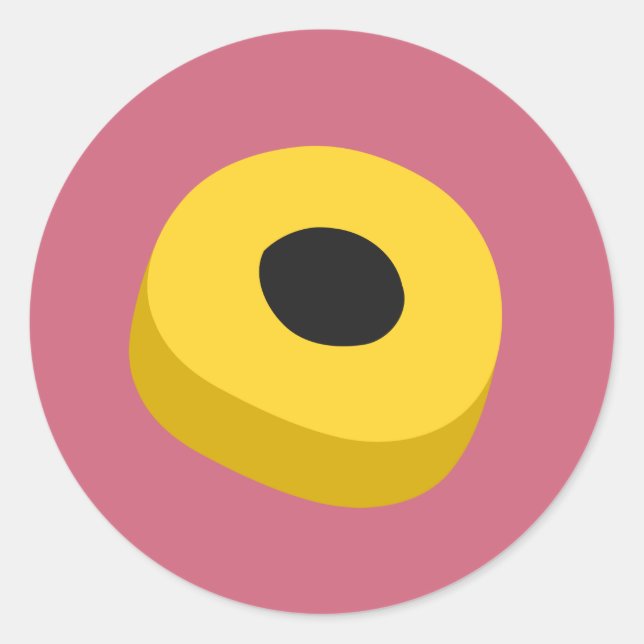Candy Classic Round Sticker (Front)